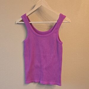 Grace and Lace Magenta Brami Tank Top Hip Length